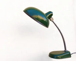 Outlet Pamono Vintage Desk Lamp in Green Enamel, 1950s