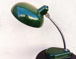 Outlet Pamono Vintage Desk Lamp in Green Enamel, 1950s