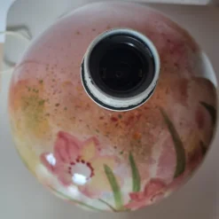 Outlet Pamono Vintage Desk Lamp with Floral Decorations, 1970s