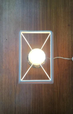 Pamono Vintage Dutch Delft Blue Table Lamp from Zenith, Gouda