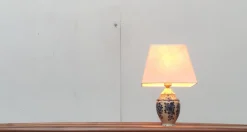 Pamono Vintage Dutch Delft Blue Table Lamp from Zenith, Gouda