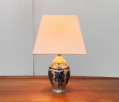 Pamono Vintage Dutch Delft Blue Table Lamp from Zenith, Gouda