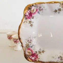 Best Pamono Vintage Egg Cups and Under Plate Queen Anne, England