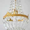 Clearance Pamono Vintage Empire Style Italian Crystal Chandelier, 1950s
