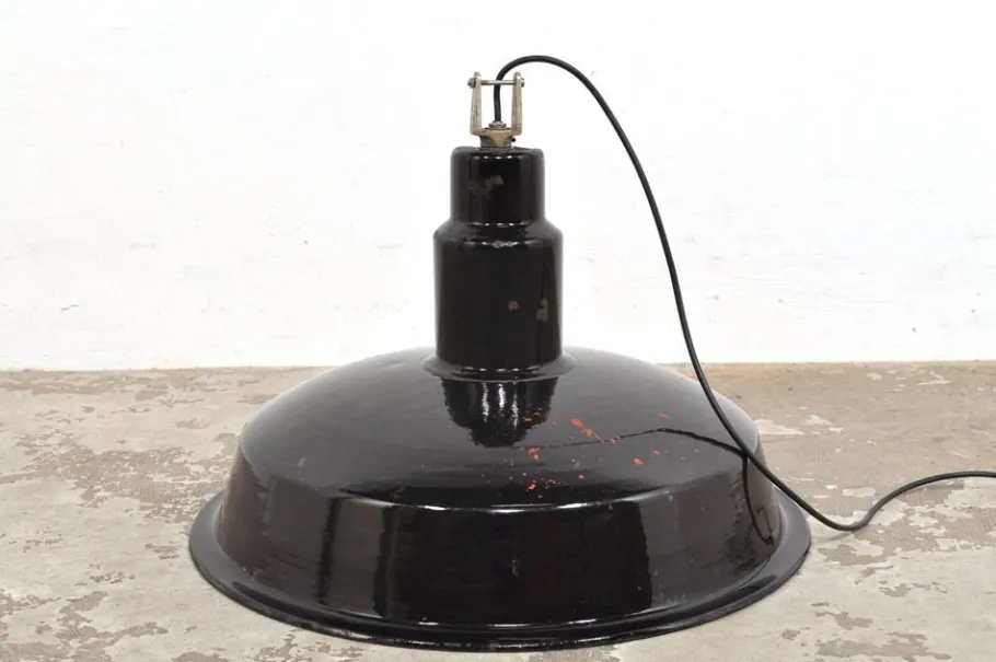 Clearance Pamono Vintage Enamel Pendant Lamp, 1950s