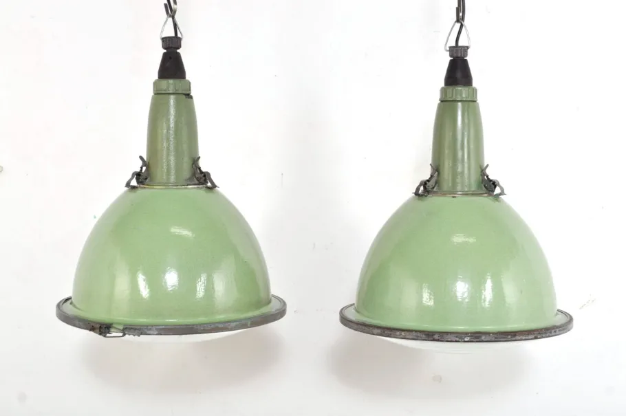 Discount Pamono Vintage Enamel Pendant Lamp, 1950s