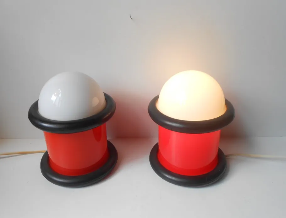 Best Pamono Vintage Epoke 2 Lamps by Michael Bang for Holmegaard, 1970s, Set of 2
