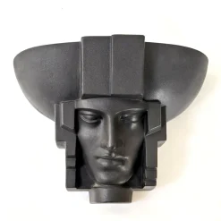 Discount Pamono Vintage Face Wall Light from Saint Clément, 1980s