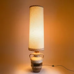 Pamono Vintage Fat Lava Floor Lamp with Ceramic Base, 1960s