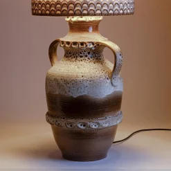 Pamono Vintage Fat Lava Floor Lamp with Ceramic Base, 1960s