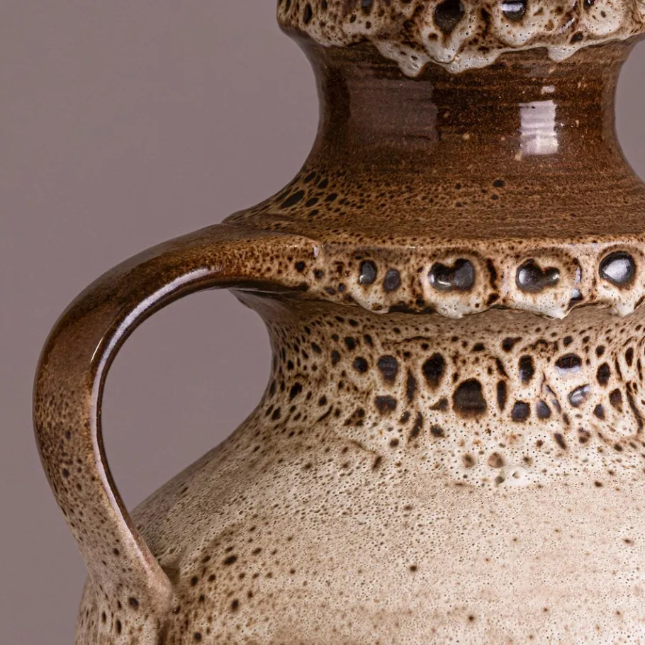 Pamono Vintage Fat Lava Floor Lamp with Ceramic Base, 1960s