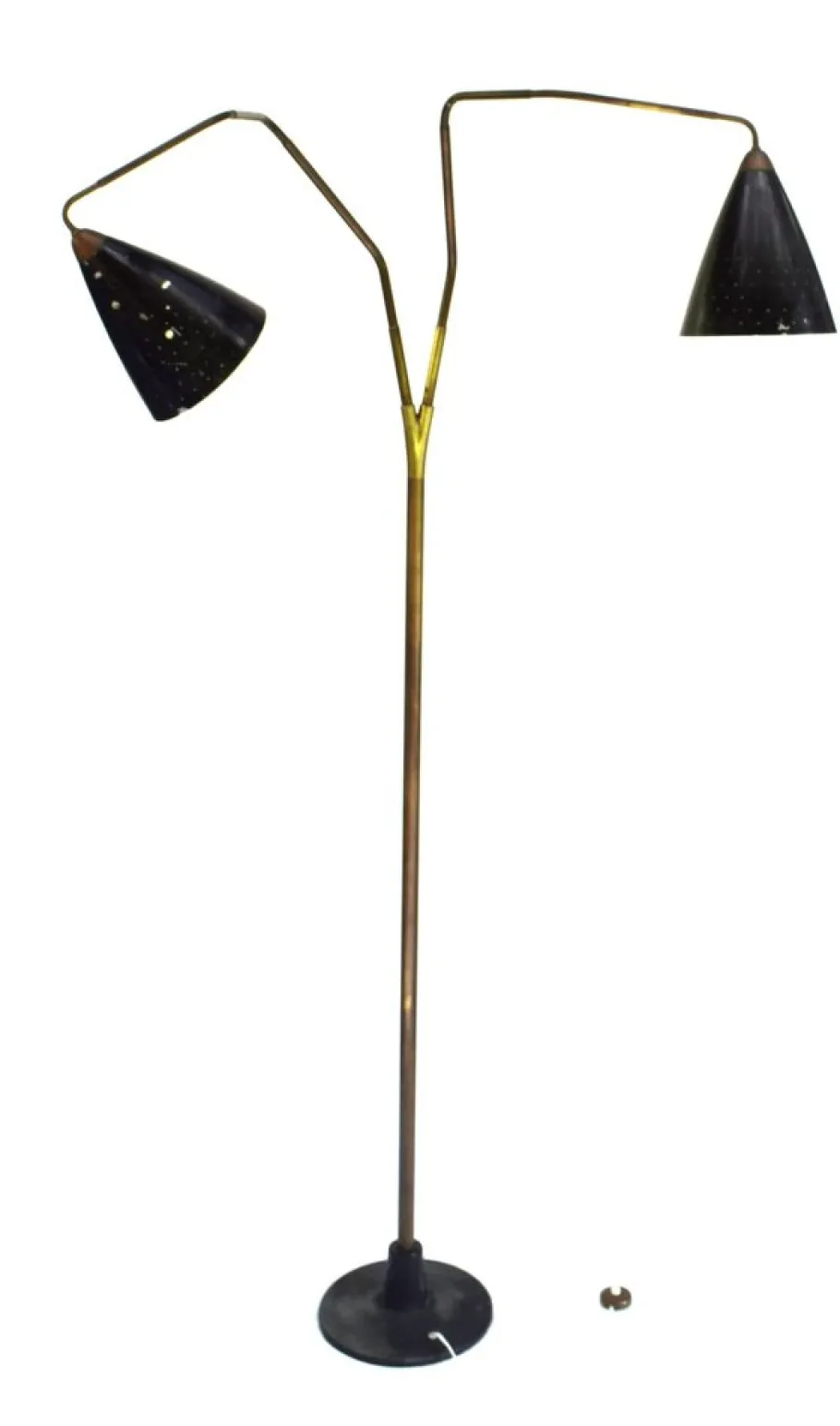 New Pamono Vintage Flamingo Floor Lamp by Franz Hagenauer for Werkstätte Hagenauer Wien, 1950s