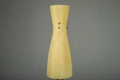 New Pamono Vintage Floor Filigree Lamp with Fiberglass Shade, Germany, 1950s