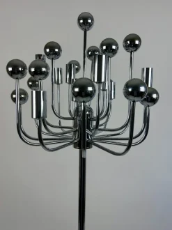 Clearance Pamono Vintage Floor Lamp attributed to Sciolari for Boulanger Chrome, 1960s