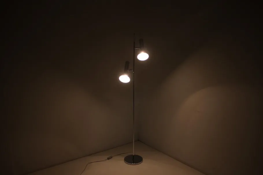 Pamono Vintage Floor Lamp attributed to Koch & Lowy for Omi, 1970s