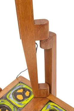 Discount Pamono Vintage Floor Lamp by Guillerme & Chambron, 1950s