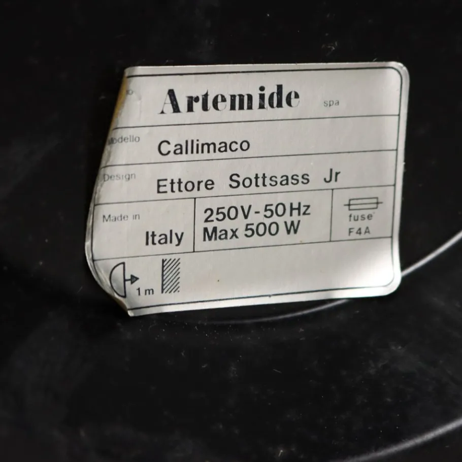 New Pamono Vintage Floor Lamp Callimaco attributed to Ettore Sottsass for Artemide, 1980s