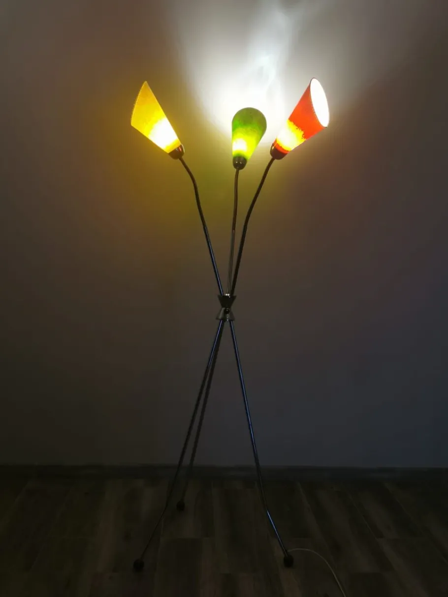 Pamono Vintage Floor Lamp from Lidokov, 1960s