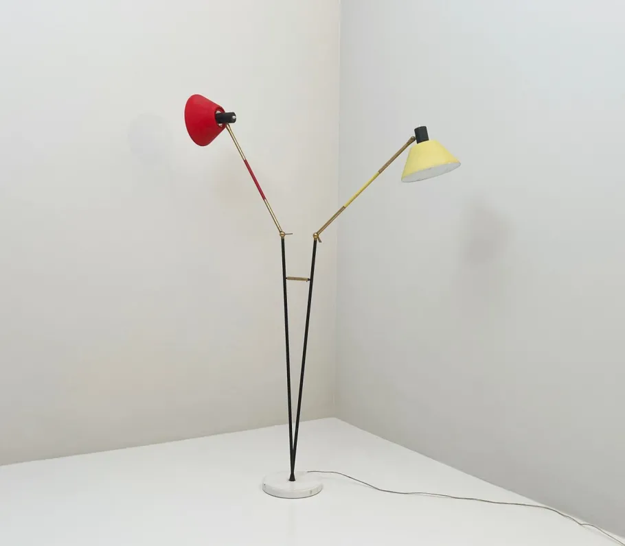 Best Pamono Vintage Floor Lamp from Stilux Milano, 1950s