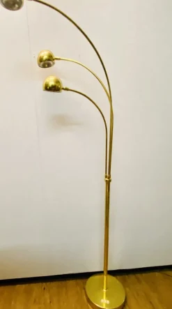 Hot Pamono Vintage Floor Lamp in Brass from Honsel, 1970s