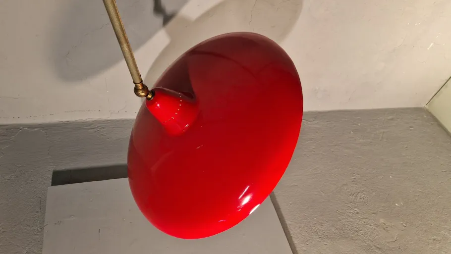 Outlet Pamono Vintage Floor Lamp in Brass, 1950s