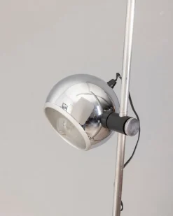 Clearance Pamono Vintage Floor Lamp in Chromed Metal by Goffredo Reggiani for Reggiani, 1970s