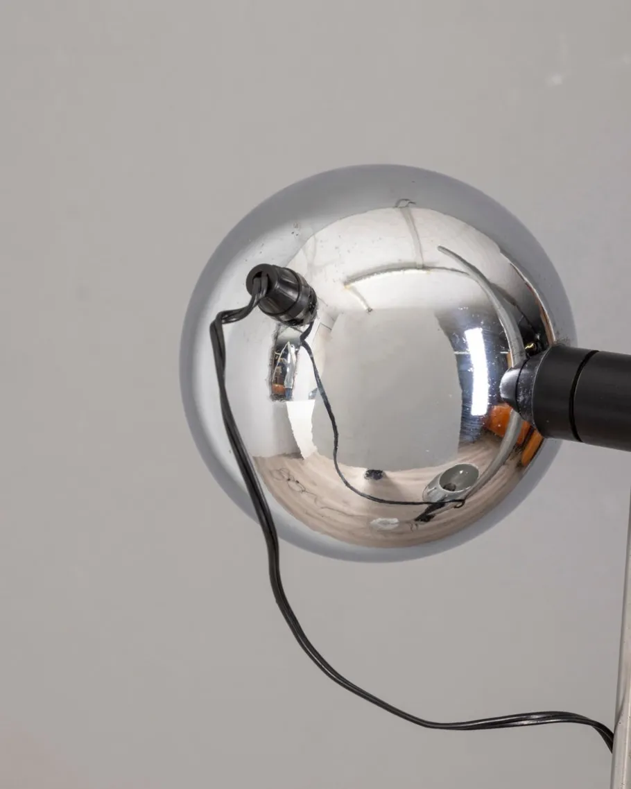 Clearance Pamono Vintage Floor Lamp in Chromed Metal by Goffredo Reggiani for Reggiani, 1970s