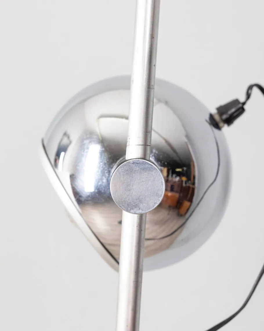 Clearance Pamono Vintage Floor Lamp in Chromed Metal by Goffredo Reggiani for Reggiani, 1970s