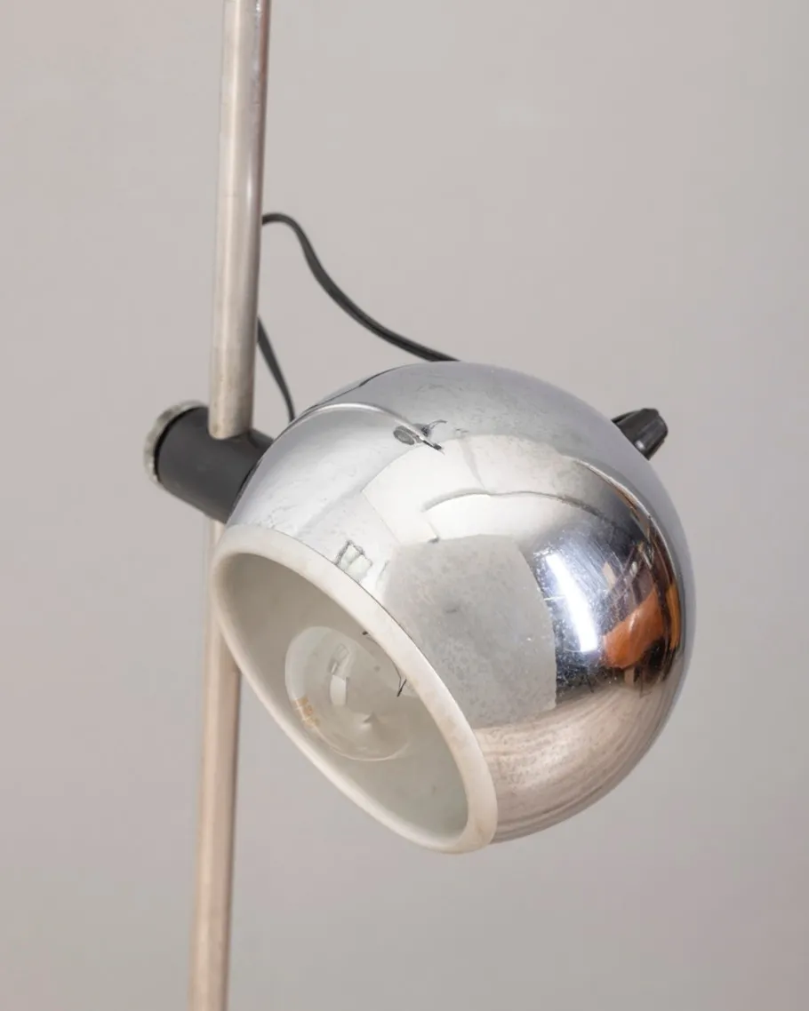 Clearance Pamono Vintage Floor Lamp in Chromed Metal by Goffredo Reggiani for Reggiani, 1970s