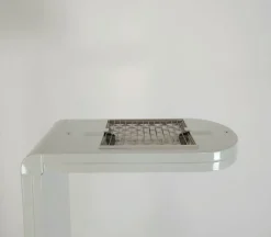 Clearance Pamono Vintage Floor Lamp in Enamelled Aluminum by Maurizio Bertoni for Castaldi Illuminazione, Italy, 1980s