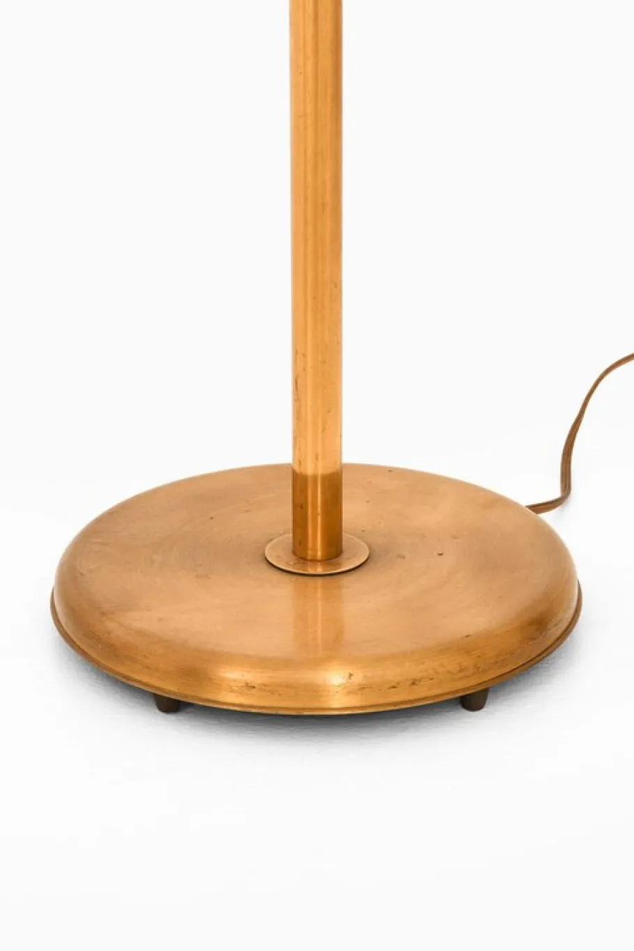Best Pamono Vintage Floor Lamp in Opaline Glass and Lacquered Metal, 1950s