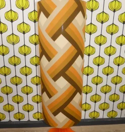 Clearance Pamono Vintage Floor Lamp in Orange, 1970s