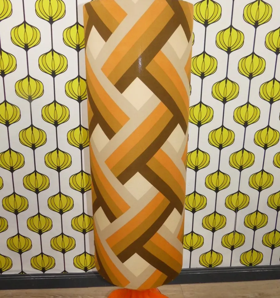 Clearance Pamono Vintage Floor Lamp in Orange, 1970s