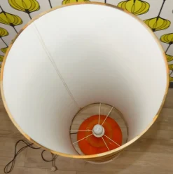 Clearance Pamono Vintage Floor Lamp in Orange, 1970s