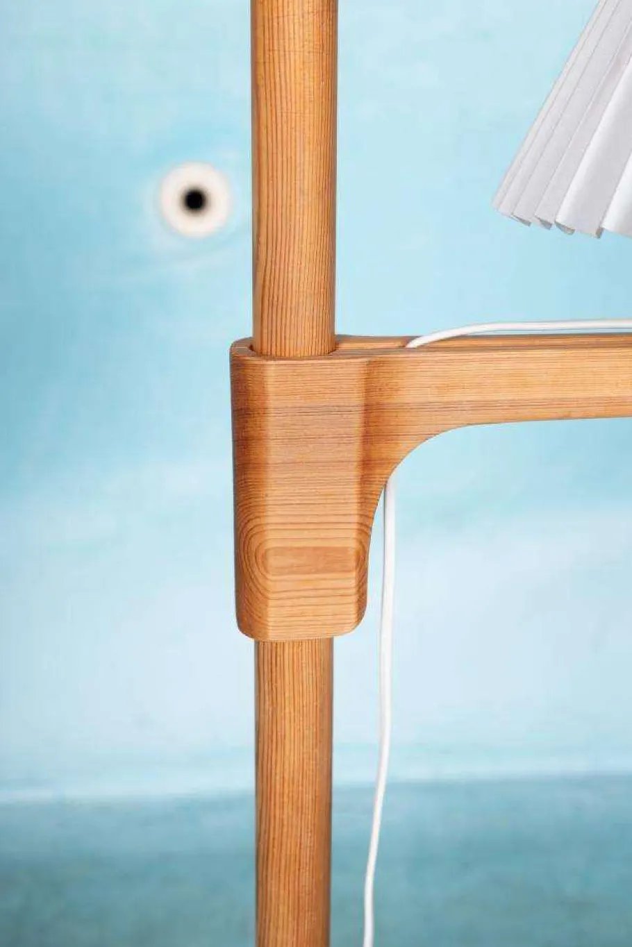 Best Pamono Vintage Floor Lamp in Pine by Carl Malmsten