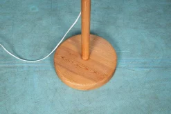 Best Pamono Vintage Floor Lamp in Pine by Carl Malmsten
