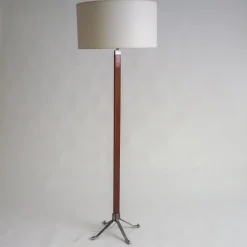 Outlet Pamono Vintage Floor Lamp in Wood, 1950s