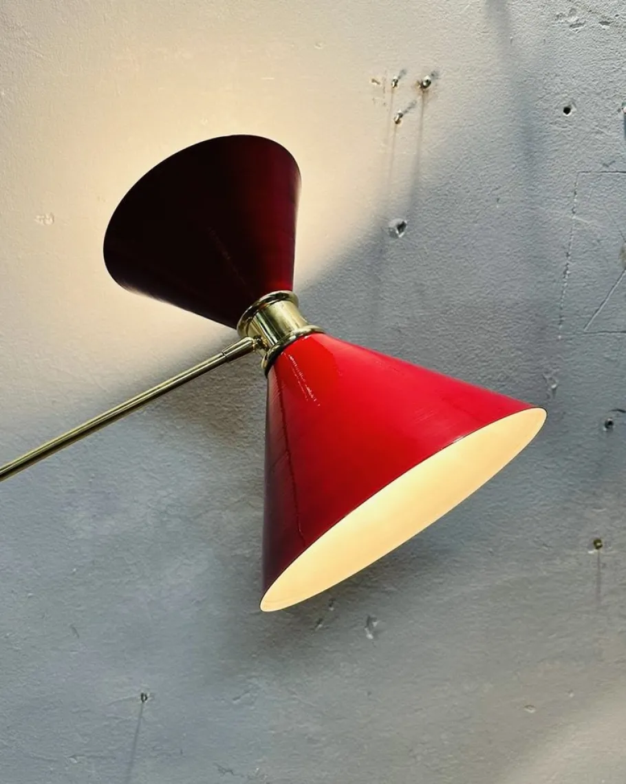 New Pamono Vintage Floor Lamp, 1950s