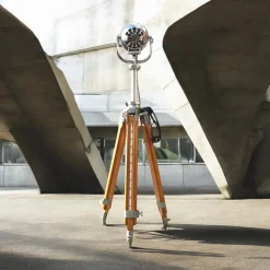 Best Pamono Vintage Floor Lamp Theater Spotlight, England, 1950s