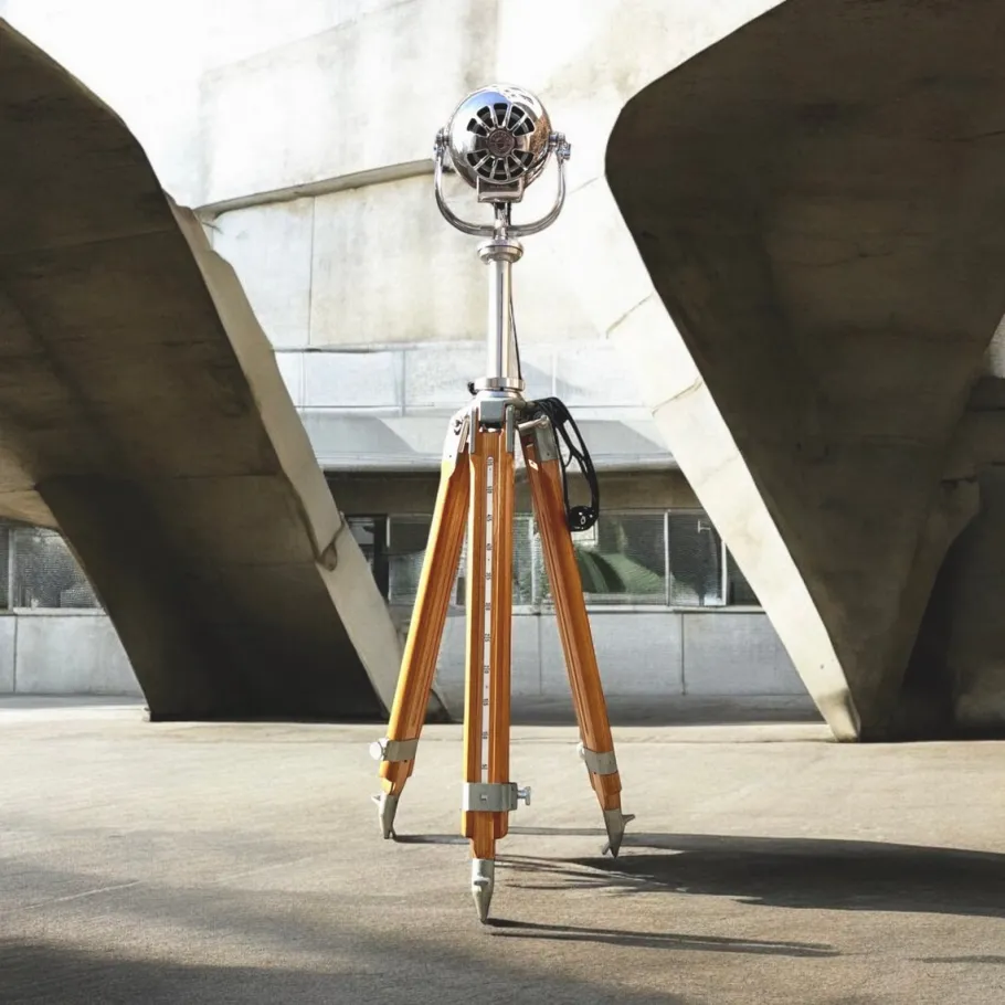 Best Pamono Vintage Floor Lamp Theater Spotlight, England, 1950s