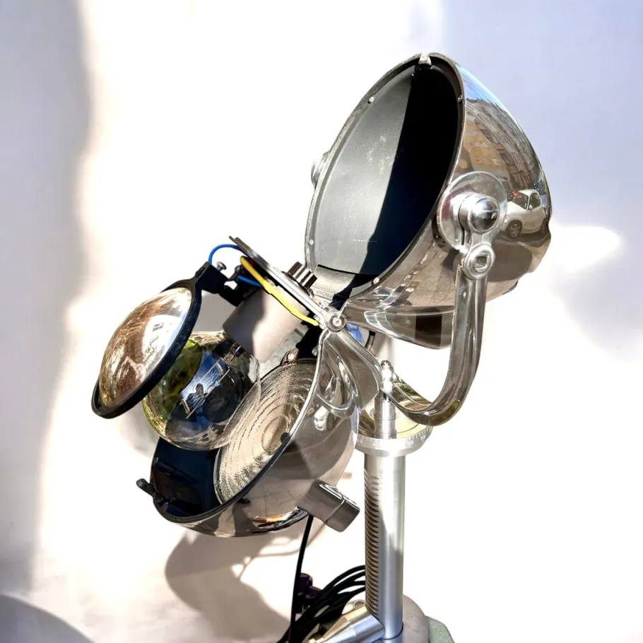 Best Pamono Vintage Floor Lamp Theater Spotlight, England, 1950s