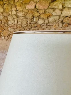 Discount Pamono Vintage Floor Lamp with Gilded Brass Decor on Tripod Legs, 1960s