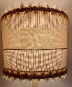 Sale Pamono Vintage Floor Lamp with Handmade Fabric Shade from Lamplove, 1960s