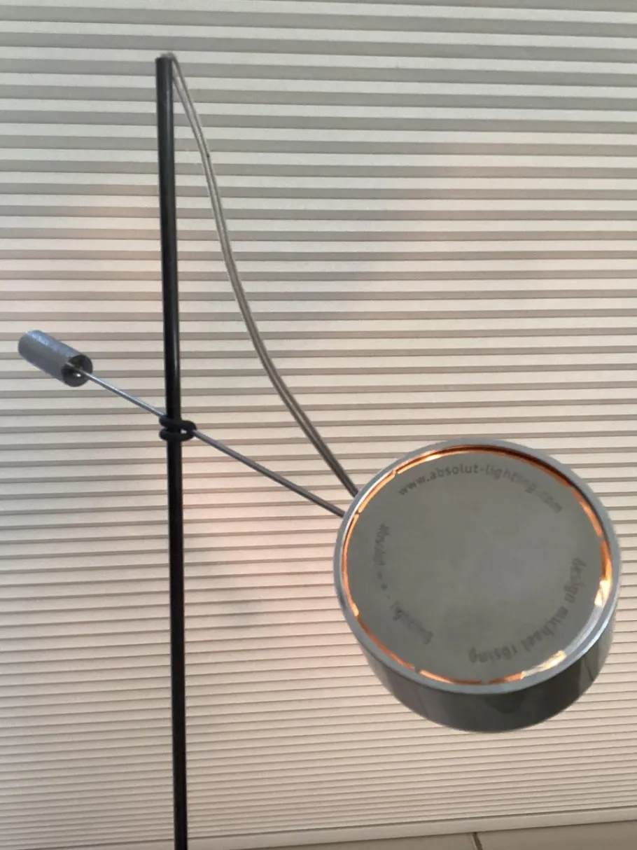 Discount Pamono Vintage Floor Lamp with Touch Dimmable 475b by Michael Rösing, 1980