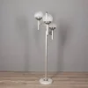 Best Pamono Vintage Floor Lamp with Three Lights in Glass from Sciolari, 1970s