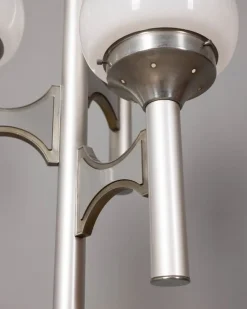 Best Pamono Vintage Floor Lamp with Three Lights in Glass from Sciolari, 1970s