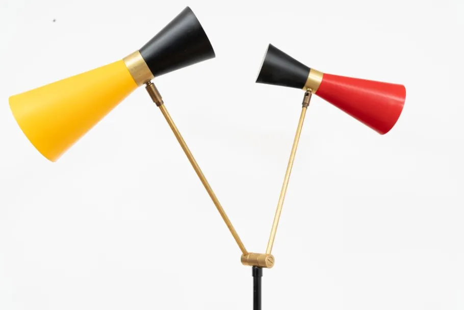 New Pamono Vintage Floor Light from Diabolo, 1960s