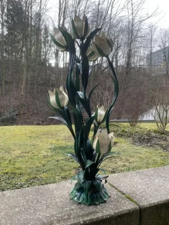 Outlet Pamono Vintage Floral Floor Lamp by Hans Kögl, 1960s