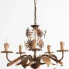 New Pamono Vintage Florentine Chandelier, 1980s