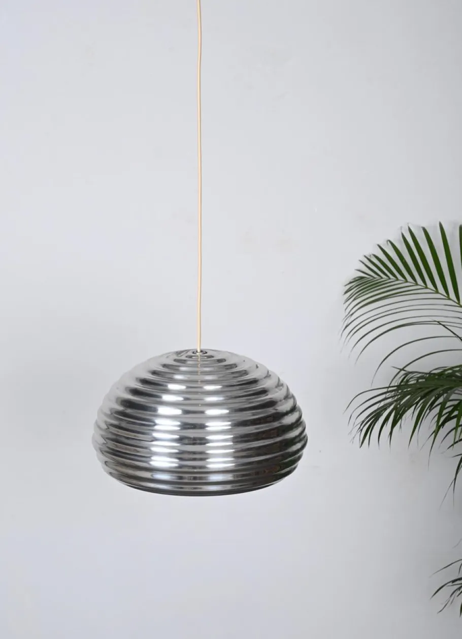 Hot Pamono Vintage Flower Splugen Brau Pendant attributed to Achille Castiglioni for Flos, Italy, 1961